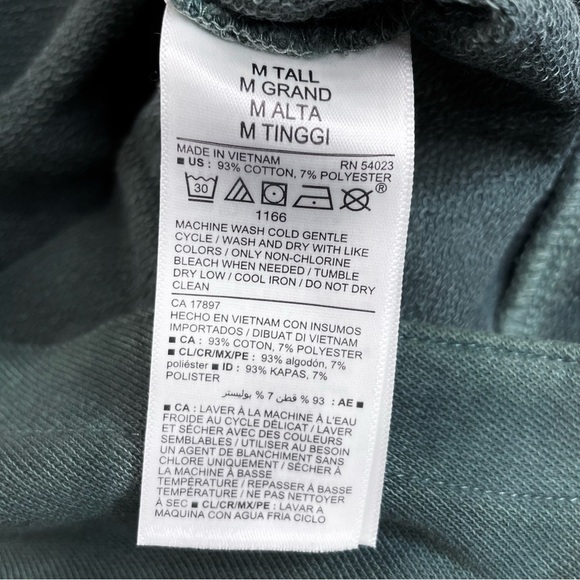 Old Navy Crop French-Terry Utility Jumpsuit Green Comfy Casual Utility M Tall - Picture 6 of 11